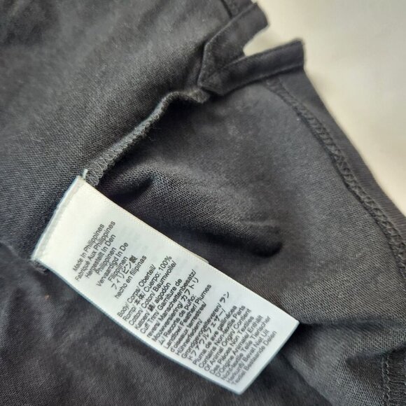 J. Crew Women's Size Small Feather Top Black Short Size Sleeve New - Picture 4 of 8